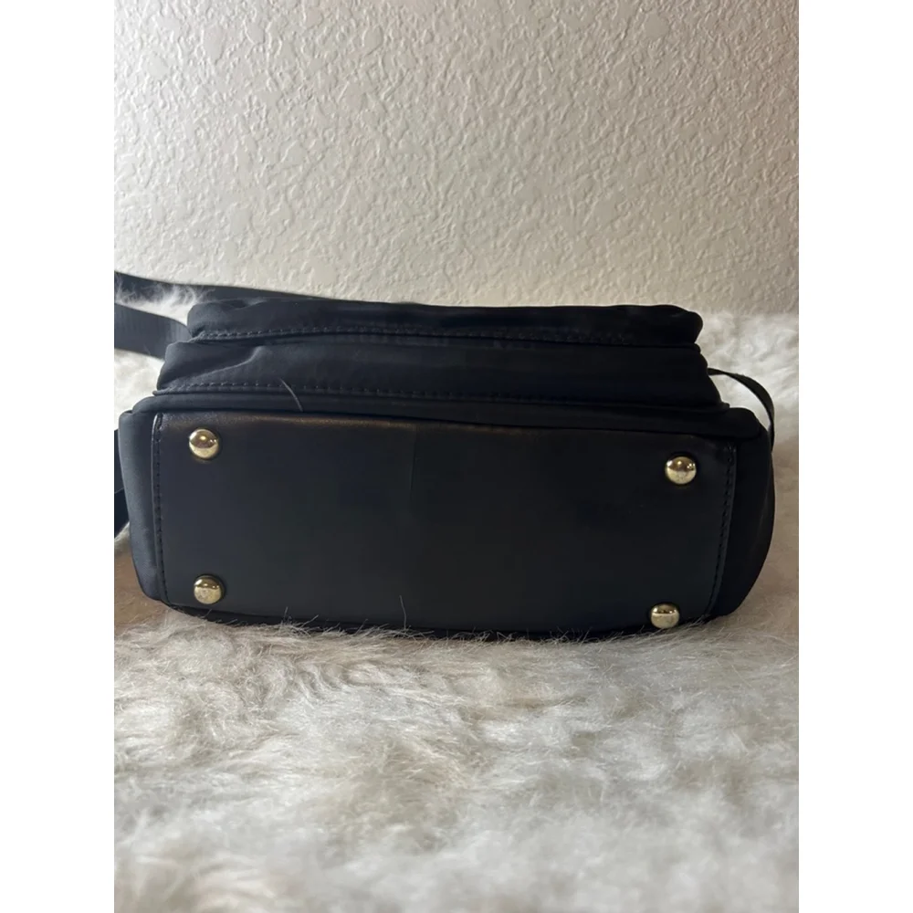 Joan & David Excursion Black Nylon Crossbody Bag Purse with Adjustable Strap